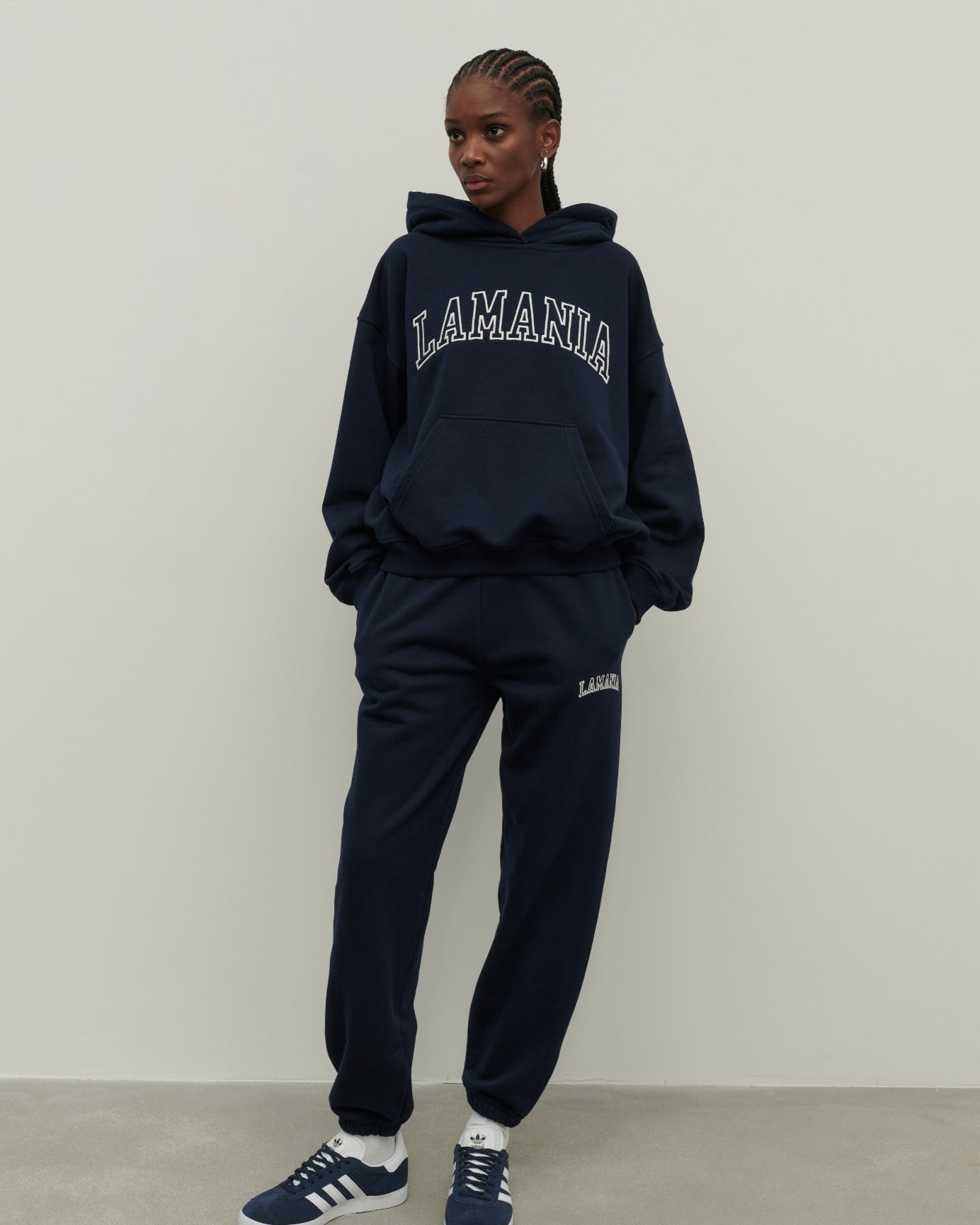 SPODNIE DRESOWE MATCH NAVY