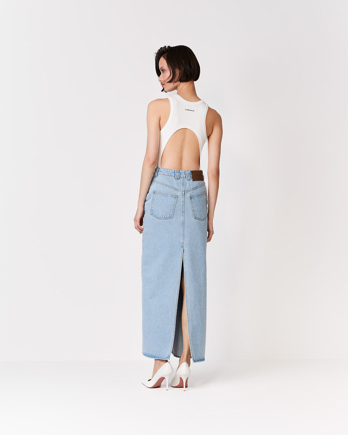 JEANSOWA SPÓDNICA MAXI CRUZ CLASSIC BLUE