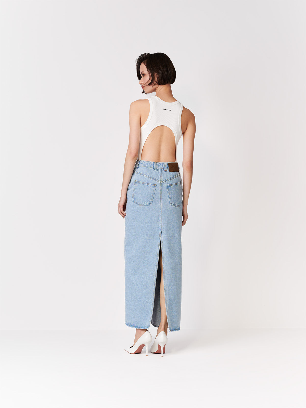 JEANSOWA SPÓDNICA MAXI CRUZ CLASSIC BLUE