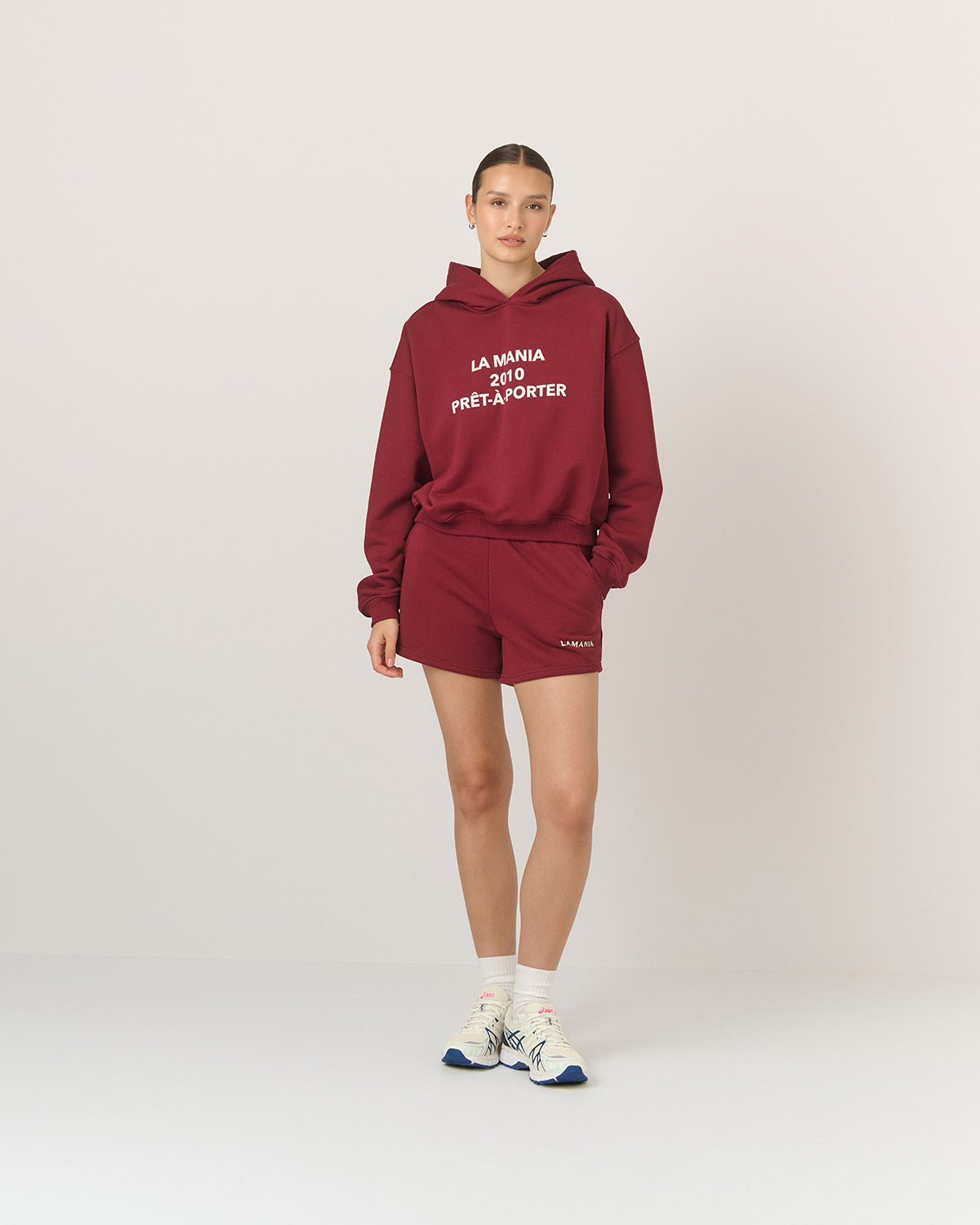 SZORTY DRESOWE PENN BURGUNDY