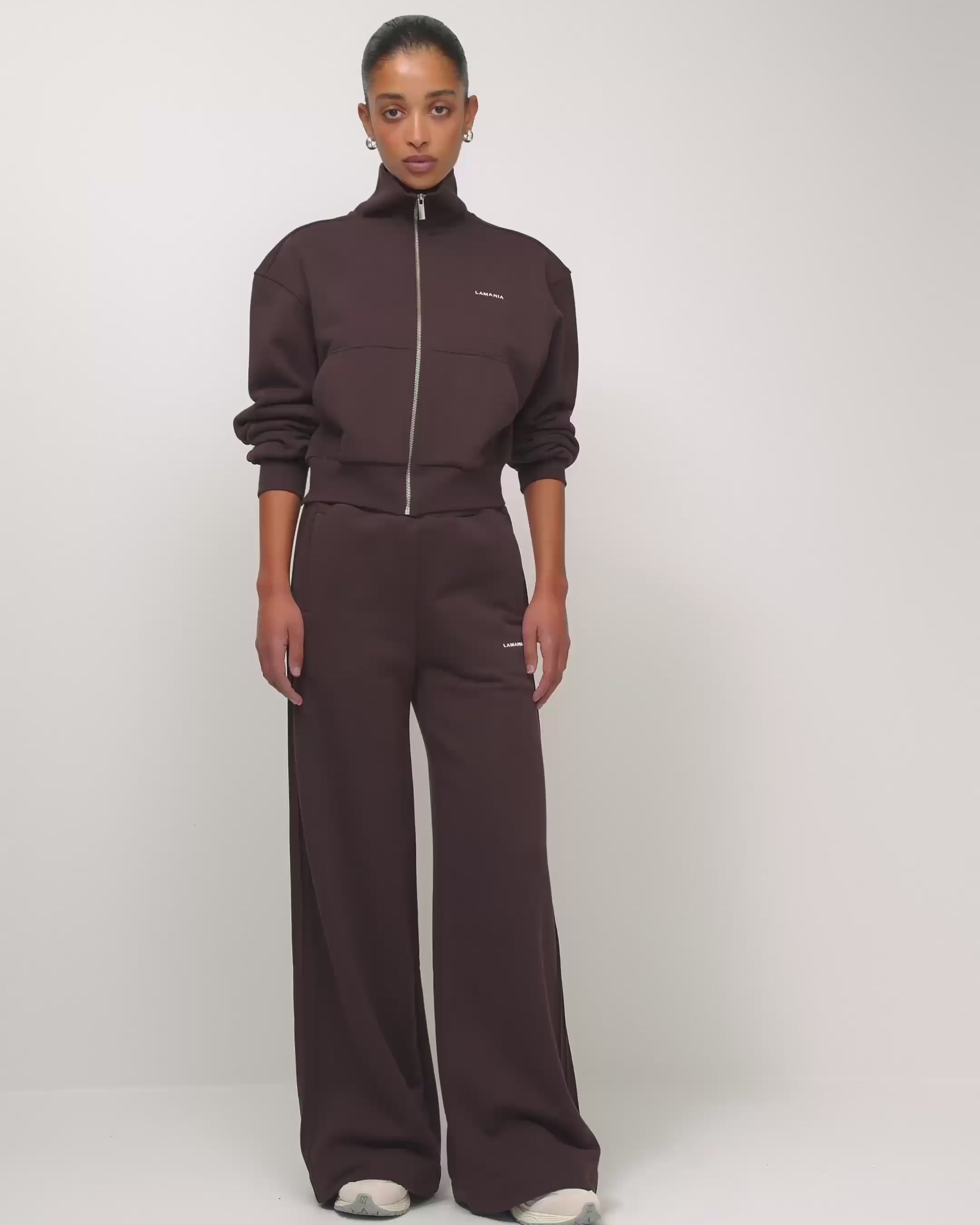 BLUZA ROZPINANA PIN DARK CHOCOLATE