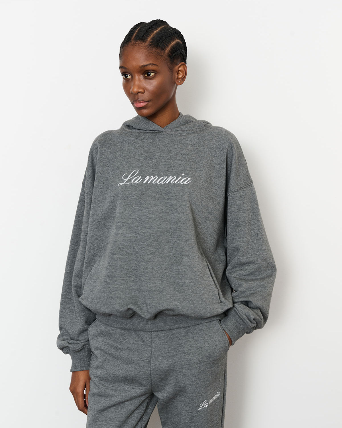 BLUZA Z KAPTUREM ROCKY DARK GREY