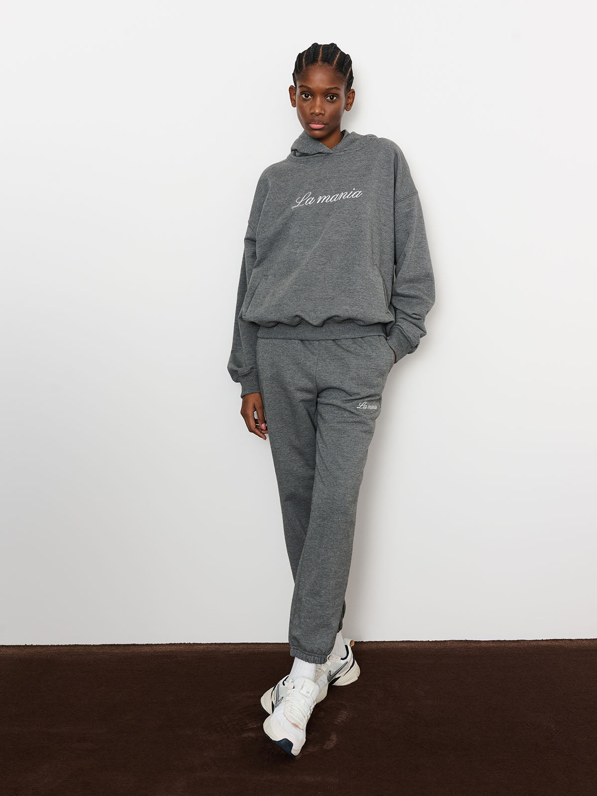 BLUZA Z KAPTUREM ROCKY DARK GREY