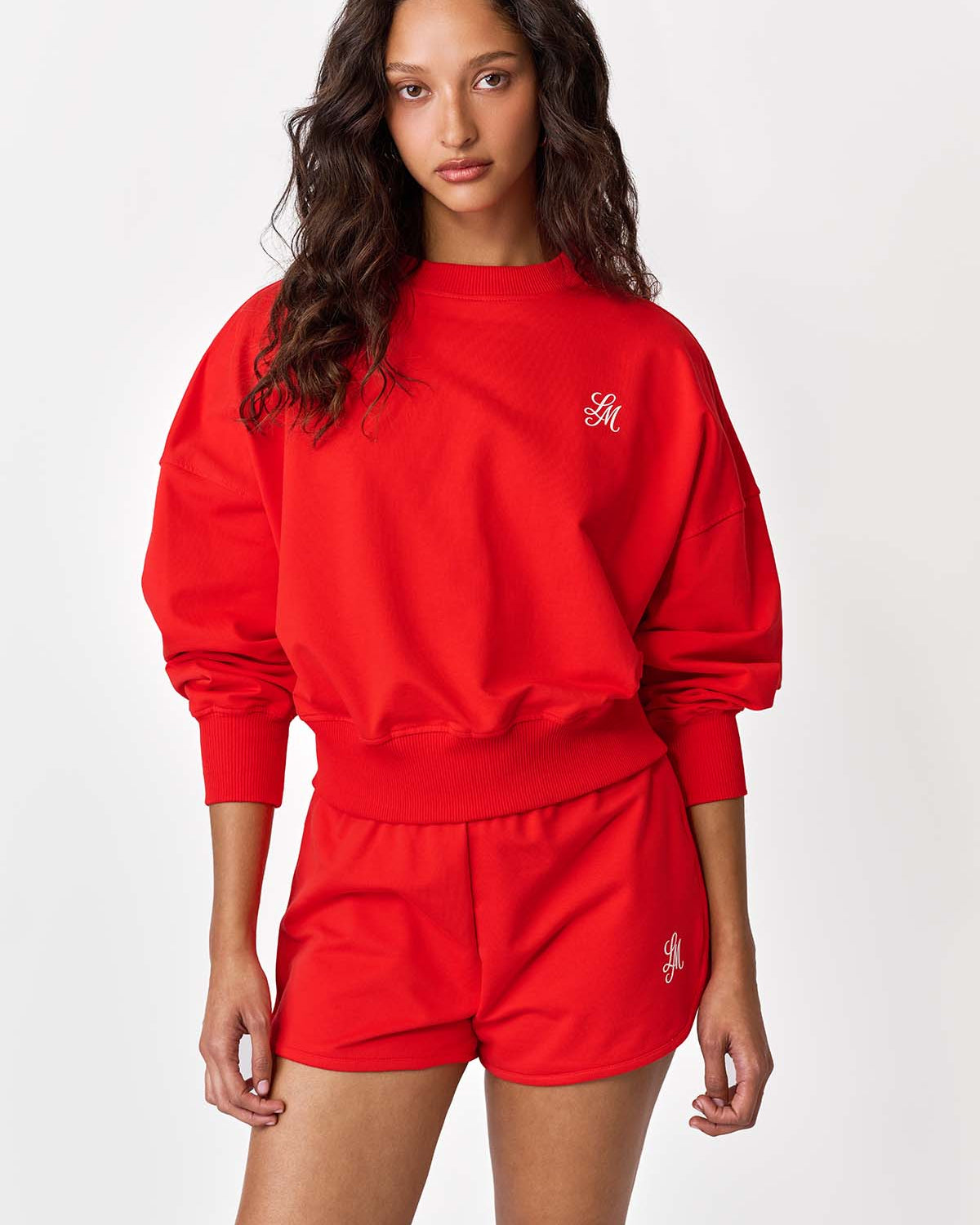 SZORTY DRESOWE LINA RED ORANGE