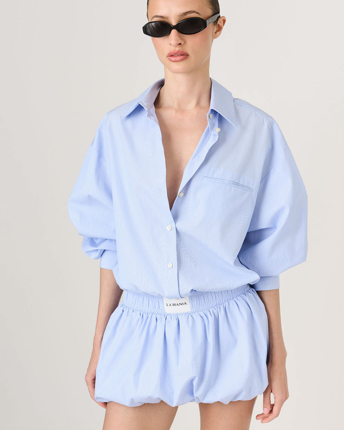 SPÓDNICO-SZORTY MAREN BLUE-WHITE