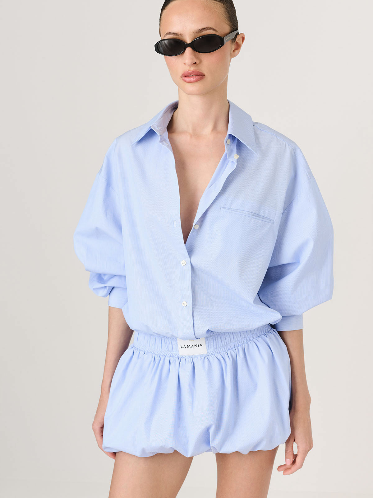 SPÓDNICO-SZORTY MAREN BLUE-WHITE