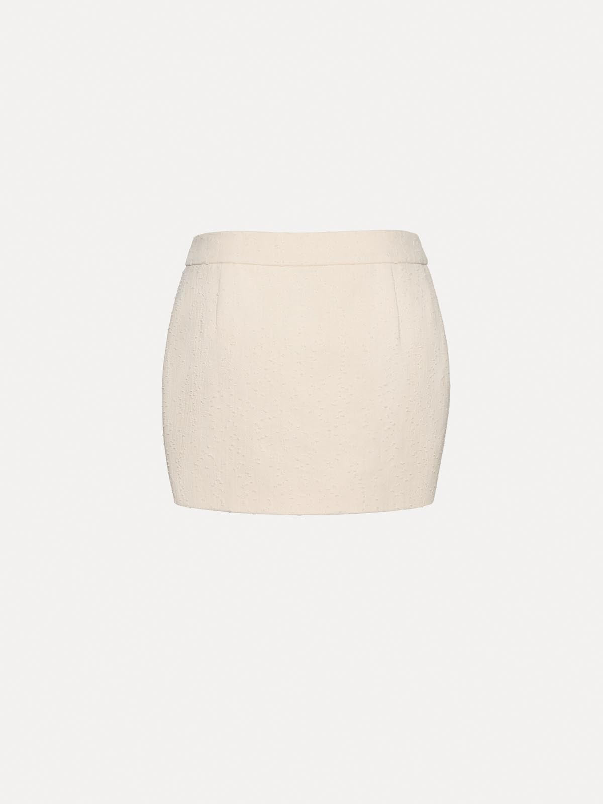 SPÓDNICA MINI TINELLA CREAM