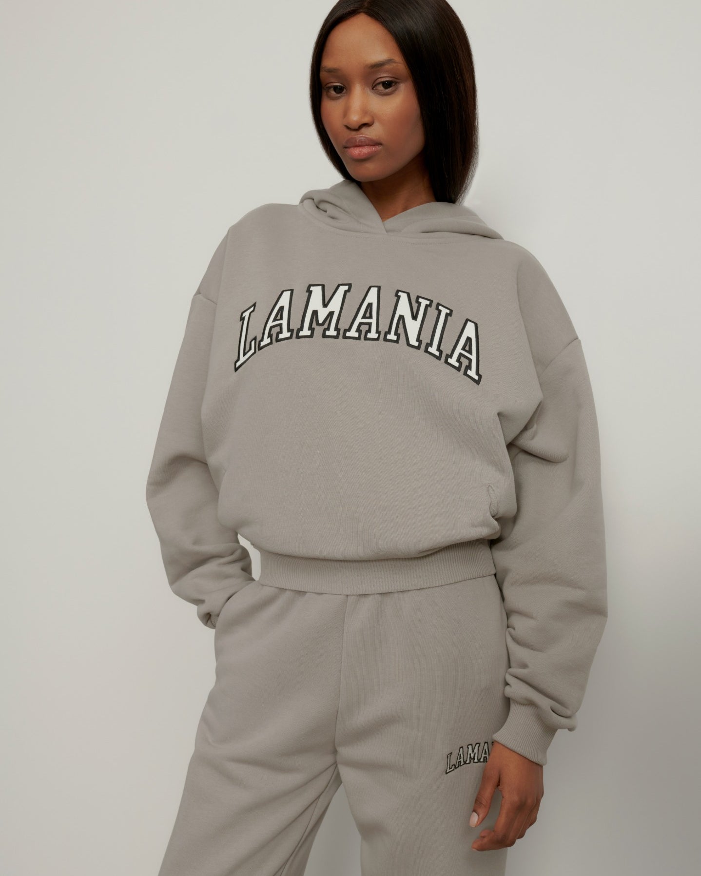 BLUZA Z KAPTUREM TWIN GREY