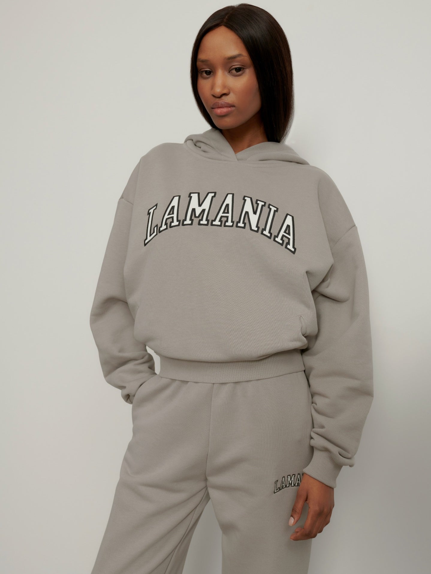 BLUZA Z KAPTUREM TWIN GREY
